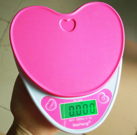 چین شکلات قلب الکترونیکی مقیاس وزن قابل حمل قابل استفاده برای آشپزخانه تامین کننده