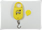 مقیاس حلق آویز دیجیتالی دستی دستبند زرد با قلاب فولادی سخت تامین کننده